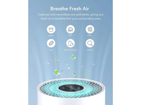 White Air Purifier — Air Purifier, MEGAWISE