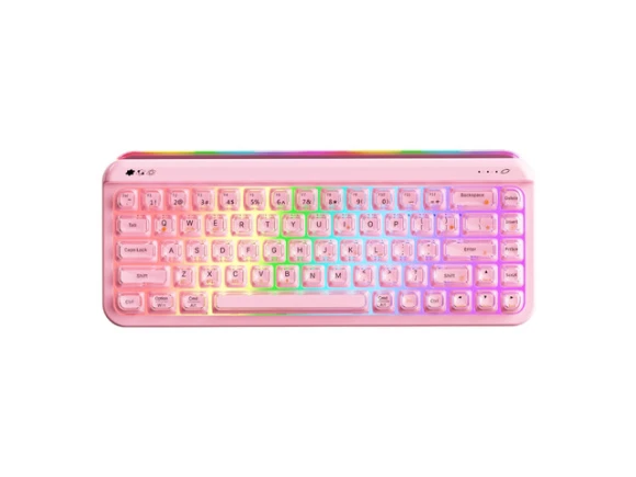 68% Membrane Keyboard with RGB Lighting — Bluetooth Keyboard, Ajazz
