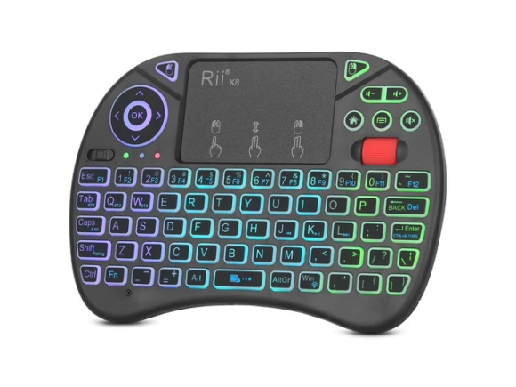 Black Mini Keyboard — Bluetooth Keyboard, Riitek