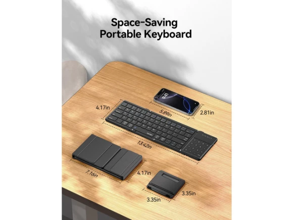 Foldable Bluetooth Keyboard — Bluetooth Keyboard, TECKNET