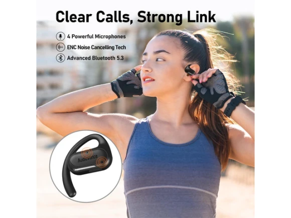 Open-Ear Wireless Bluetooth Headphones — Wireless Earbuds, Audiovance