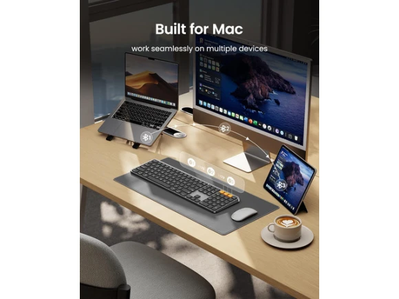 Wireless Keyboard with Numeric Keypad — Bluetooth Keyboard, ProtoArc