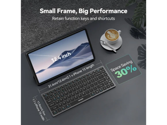 Wireless Keyboard — Bluetooth Keyboard, TECKNET
