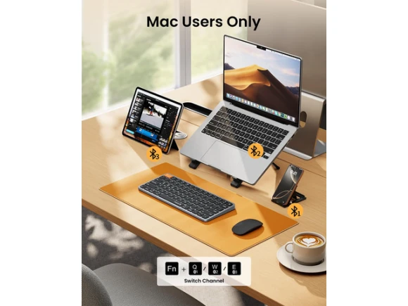 Bluetooth keyboard, Space Gray — Bluetooth Keyboard, ProtoArc