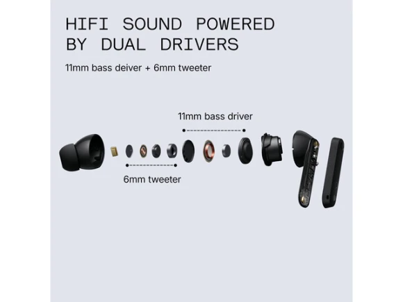 Dark Grey Wireless Earbuds — Wireless Earbuds, CMF BY NOTHING