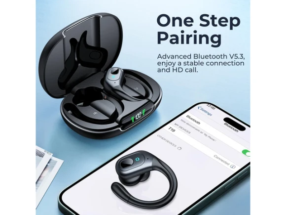 Matte Black In-Ear Wireless Earbuds — Wireless Earbuds, occiam