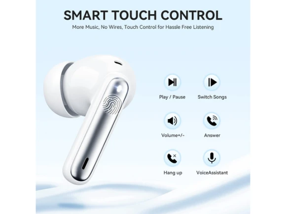White Wireless Earbuds — Wireless Earbuds, MoBadeety