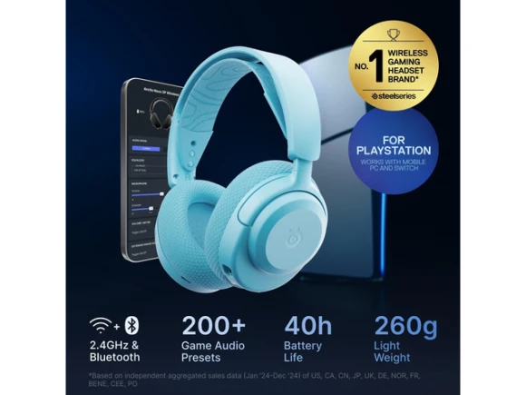 Aqua Wireless Multi-Platform Gaming Headset — Wireless Earbuds, SteelSeries