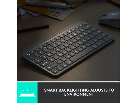 MX Keys Mini Compact Wireless Keyboard — Bluetooth Keyboard, Logitech