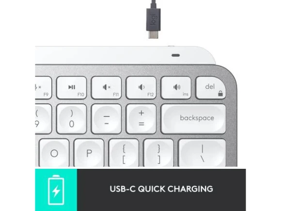 MX Keys Mini Compact Wireless Keyboard — Bluetooth Keyboard, Logitech