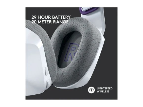 White Wireless Gaming Headset — Wireless Earbuds, Logitech
