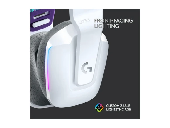 White Wireless Gaming Headset — Wireless Earbuds, Logitech