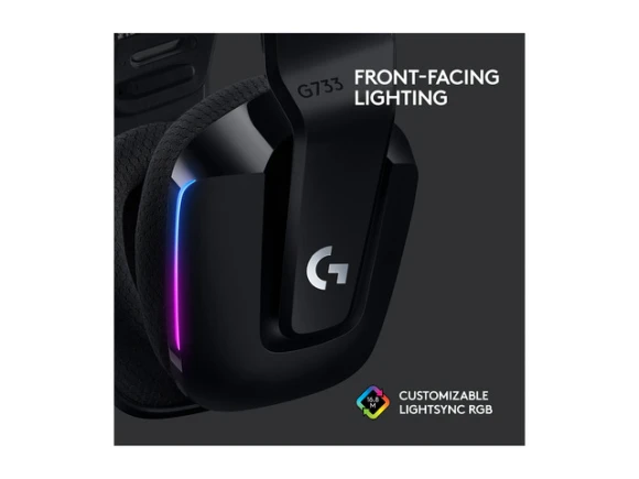 Wireless Gaming Headset, Black, Open Box — Wireless Earbuds, Logitech