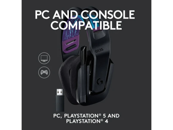 Wireless Gaming Headset, Black — Wireless Earbuds, Logitech