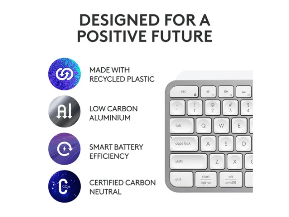 Wireless Keyboard, Pale Grey — Bluetooth Keyboard, Logitech