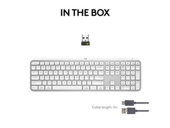 Wireless Keyboard, Pale Grey — Bluetooth Keyboard, Logitech