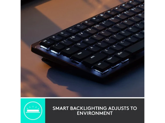 Wireless mechanical keyboard, Graphite — Bluetooth Keyboard, Logitech