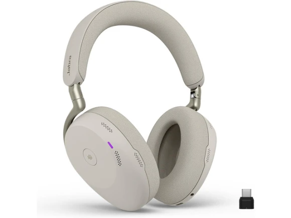 Over-ear wireless Bluetooth headset, Warm Gray — Wireless Earbuds, Jabra