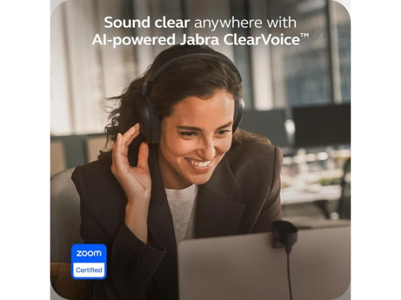 Over-ear wireless Bluetooth headset with microphone — Wireless Earbuds, Jabra