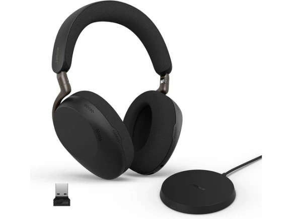 Wireless Bluetooth Headset, Over-Ear, Black — Wireless Earbuds, Jabra