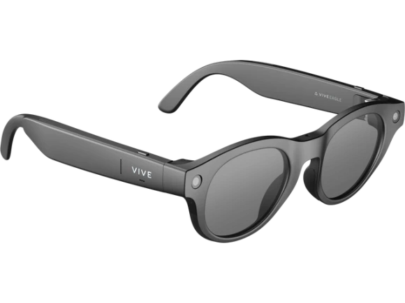 Round AI Glasses with Sunglass Lenses — Smart Glasses, VIVE