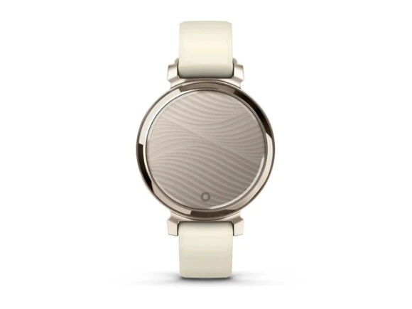 Smartwatch in Cream Gold with Coconut Silicone Band — Smart Watch, Garmin