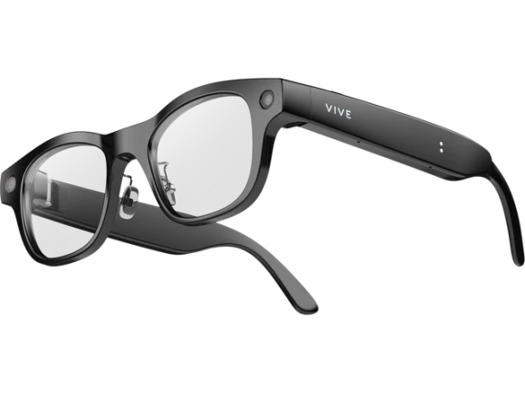 Square AI Glasses with Clear Lenses — Smart Glasses, VIVE