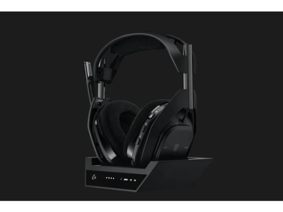 Wireless Headset with Base Station, Black, Headset and Base Station — Wireless Earbuds, Astro Gaming