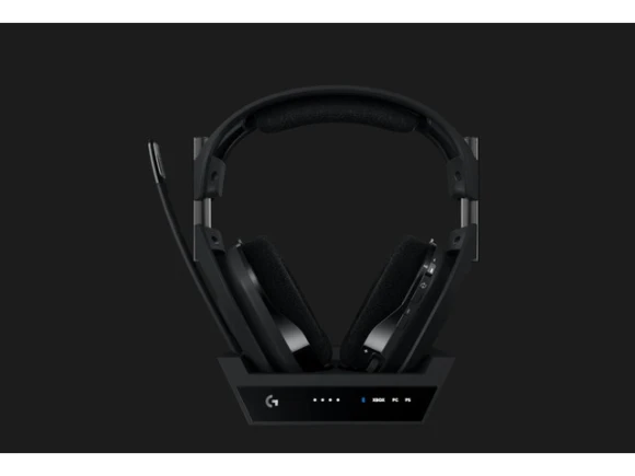 Wireless Headset with Base Station, Black, Headset and Base Station — Wireless Earbuds, Astro Gaming