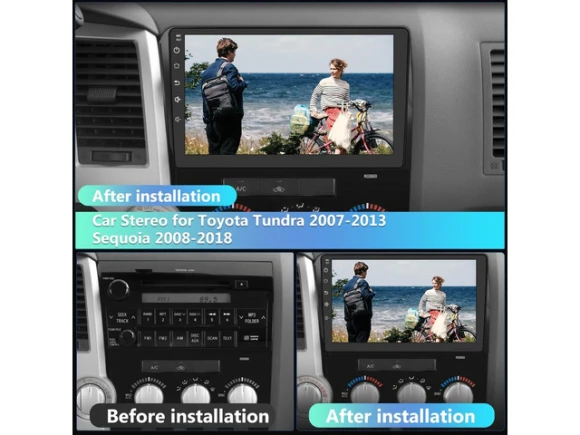 10.1-Inch Car Stereo for Toyota Tundra and Sequoia — Car Infotainment System, litillbuly