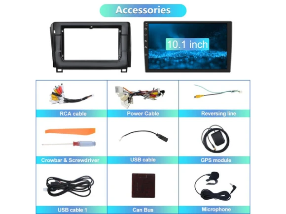 10.1-Inch Car Stereo for Toyota Tundra and Sequoia — Car Infotainment System, litillbuly