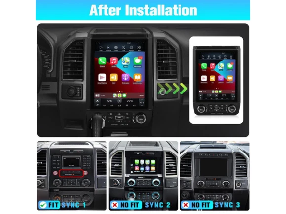 12.1-inch Car Stereo Head Unit for Ford F150 (2015–2021) — Car Infotainment System, litillbuly