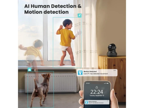 5MP Indoor Security Camera — Security Camera, litokam