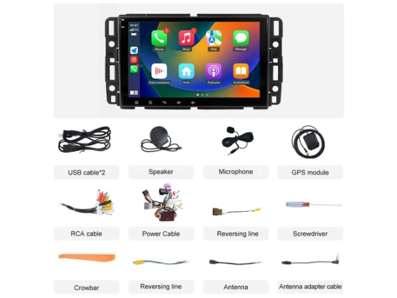 8-inch Android 13 Car Radio with LCD Touchscreen — Car Infotainment System, litillbuly