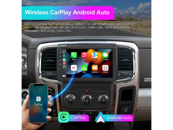 9-Inch Car Radio for Dodge Ram — Car Infotainment System, litillbuly