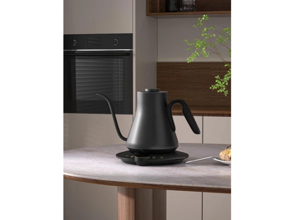 Black 0.9L Gooseneck Electric Kettle — Electric Kettle, STARWELL