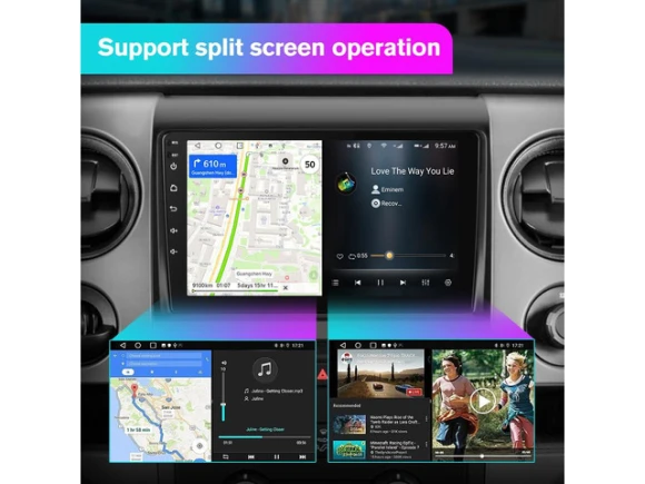 Black Car Radio Head Unit for Ford F150 / F-150, Model Years 2009–2012, 2G+64G — Car Infotainment System, litillbuly