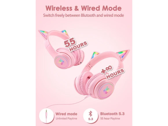 Bluetooth Over-Ear Headphones — Wireless Earbuds, STARWELL