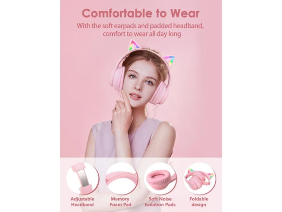 Bluetooth Over-Ear Headphones — Wireless Earbuds, STARWELL