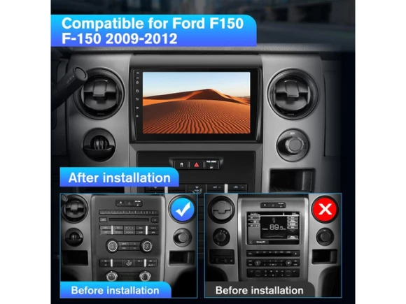 Car Radio Head Unit for Ford F-150, Model Years 2009–2012 — Car Infotainment System, litillbuly