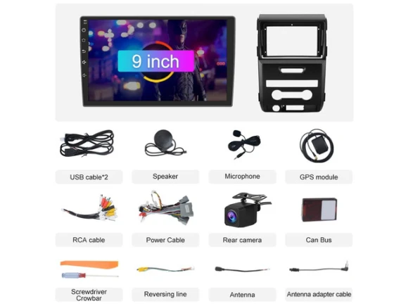 Car Radio Head Unit for Ford F-150, Model Years 2009–2012 — Car Infotainment System, litillbuly
