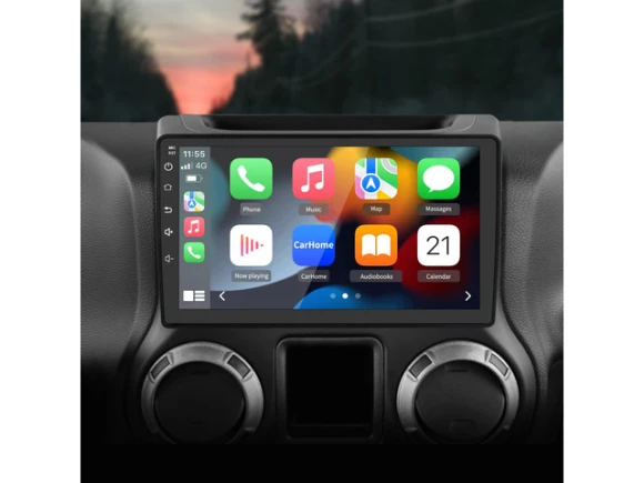 Car Radio Stereo for Jeep Wrangler JK, Gand Cherokee, and Dodge Ram 1500 — Car Infotainment System, litillbuly