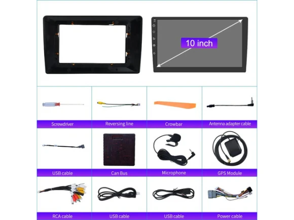 Car Radio Stereo for Jeep Wrangler JK, Gand Cherokee, and Dodge Ram 1500 — Car Infotainment System, litillbuly