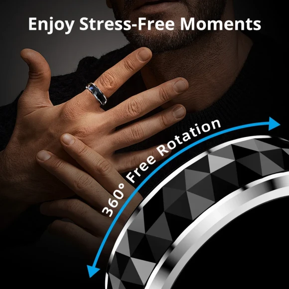 Fidget-Spinner Smart Ring — Smart Ring, COLMI