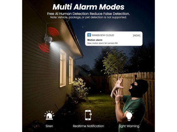 2K Solar/Battery Outdoor Security Camera, 2 Pack — Security Camera, TAURKENAM