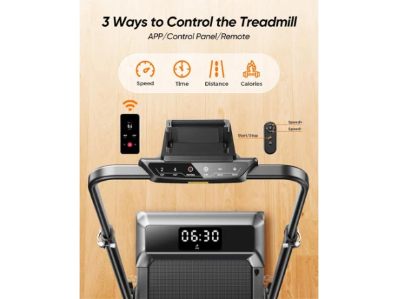 Foldable Treadmill (Walking Pad) — Connected Equipment, TAURKENAM