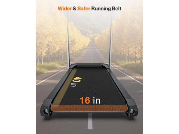 Foldable Treadmill with Incline, Bluetooth Speaker and App & Voice Control — Connected Equipment, TAURKENAM