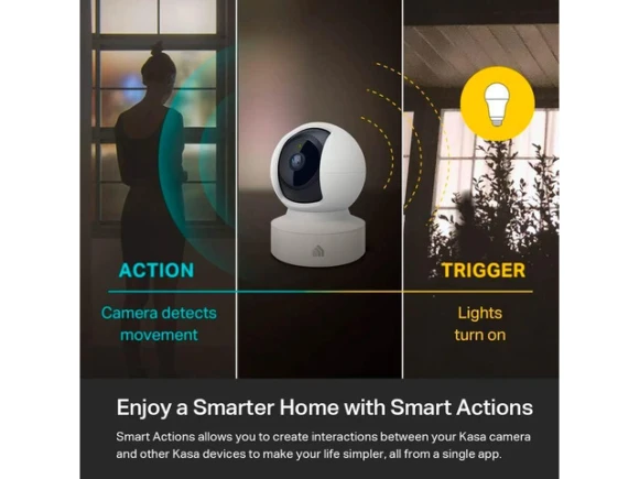 Indoor Pan/Tilt Smart Security Camera — Security Camera, Kasa