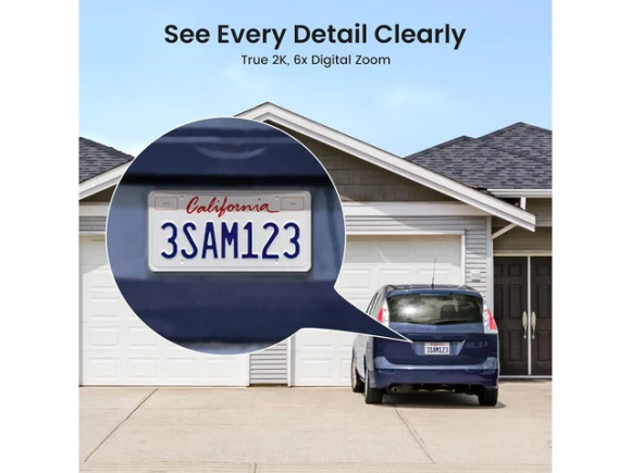 Solar Security Camera Kit, 2 Cameras — Security Camera, AOSU