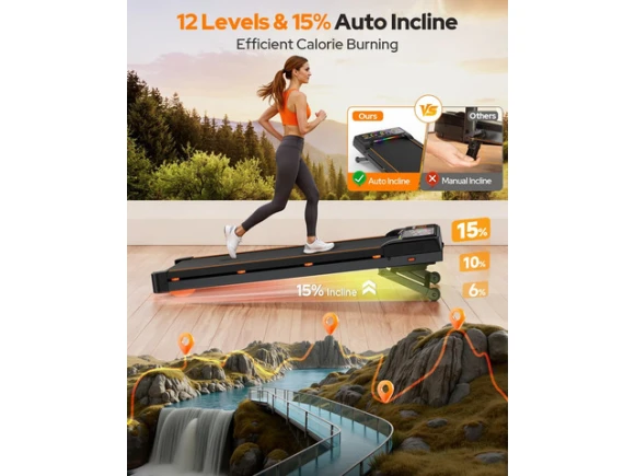 Walking Pad Treadmill — Connected Equipment, TAURKENAM